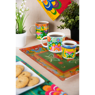 Set de 4 Mugs Excelsa – Gipsy Soul, New Bone China Multicolore