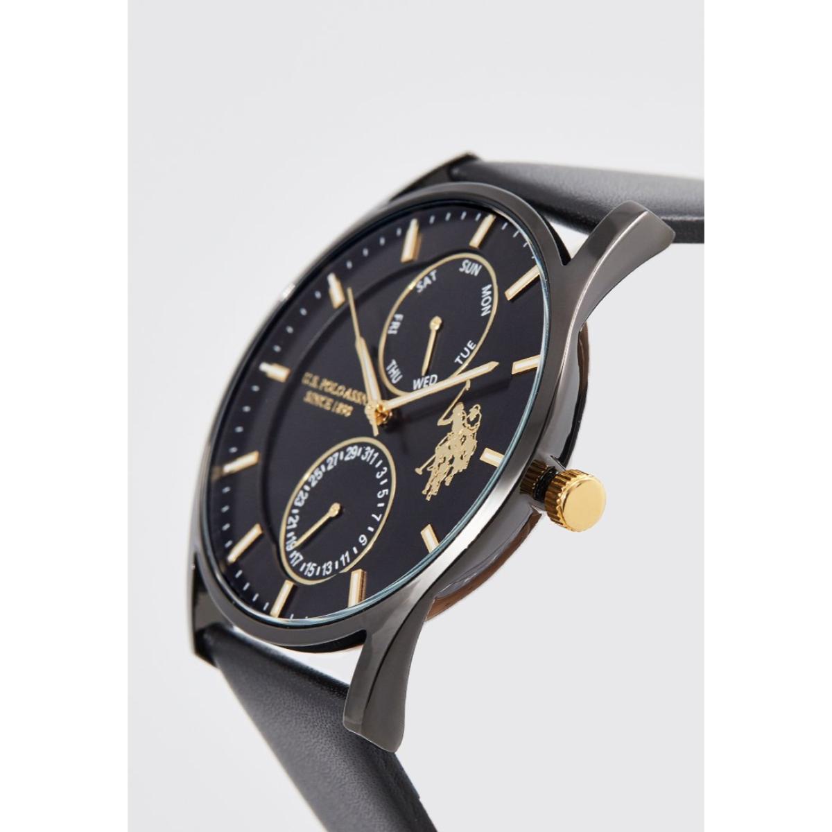 Orologio U.S. Polo Assn. con cinturino in pelle