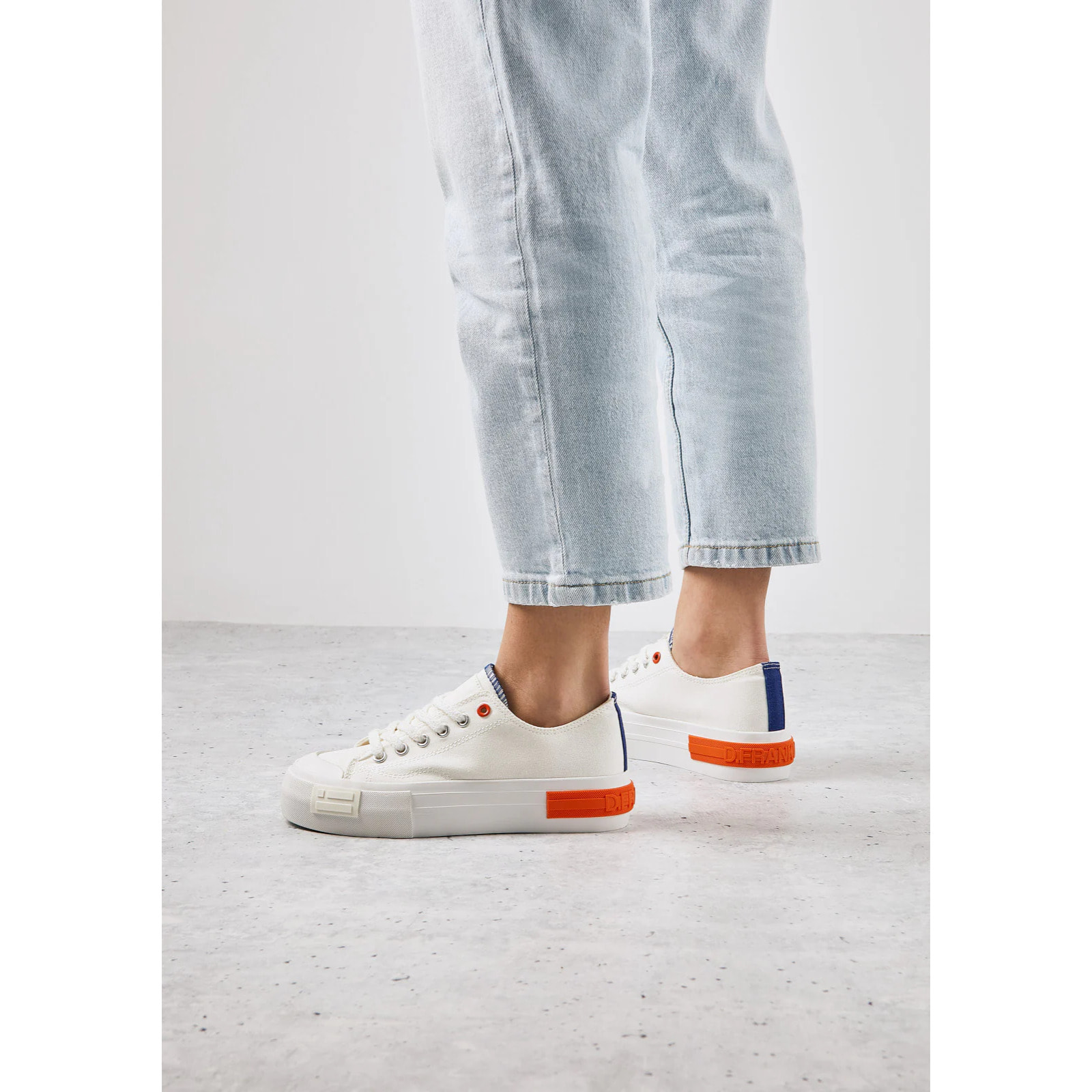 Zapatillas Mujer Casual One Way Low Summer Club Blanco D.Franklin