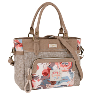Bolso De Mano Skpat Leyre Taupe