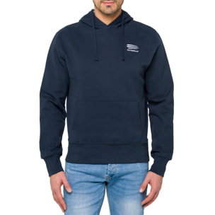 Felpa OCEANIK con cappuccio in cotone Blu navy