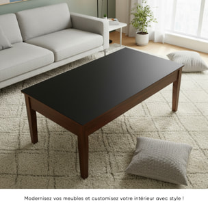 Rouleau adhésif granit noir au mètre - Autocollants Revêtement Adhésif Cuisine Meubles Salle de bain