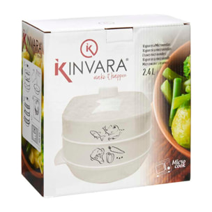 VAPORERA MICROONDAS PP 2,4L