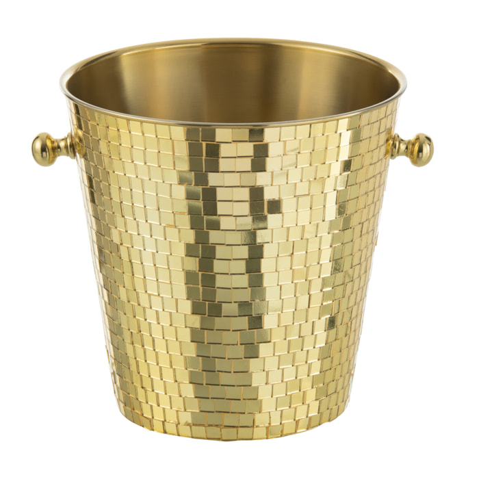 J-Line seau à glace - acier - or