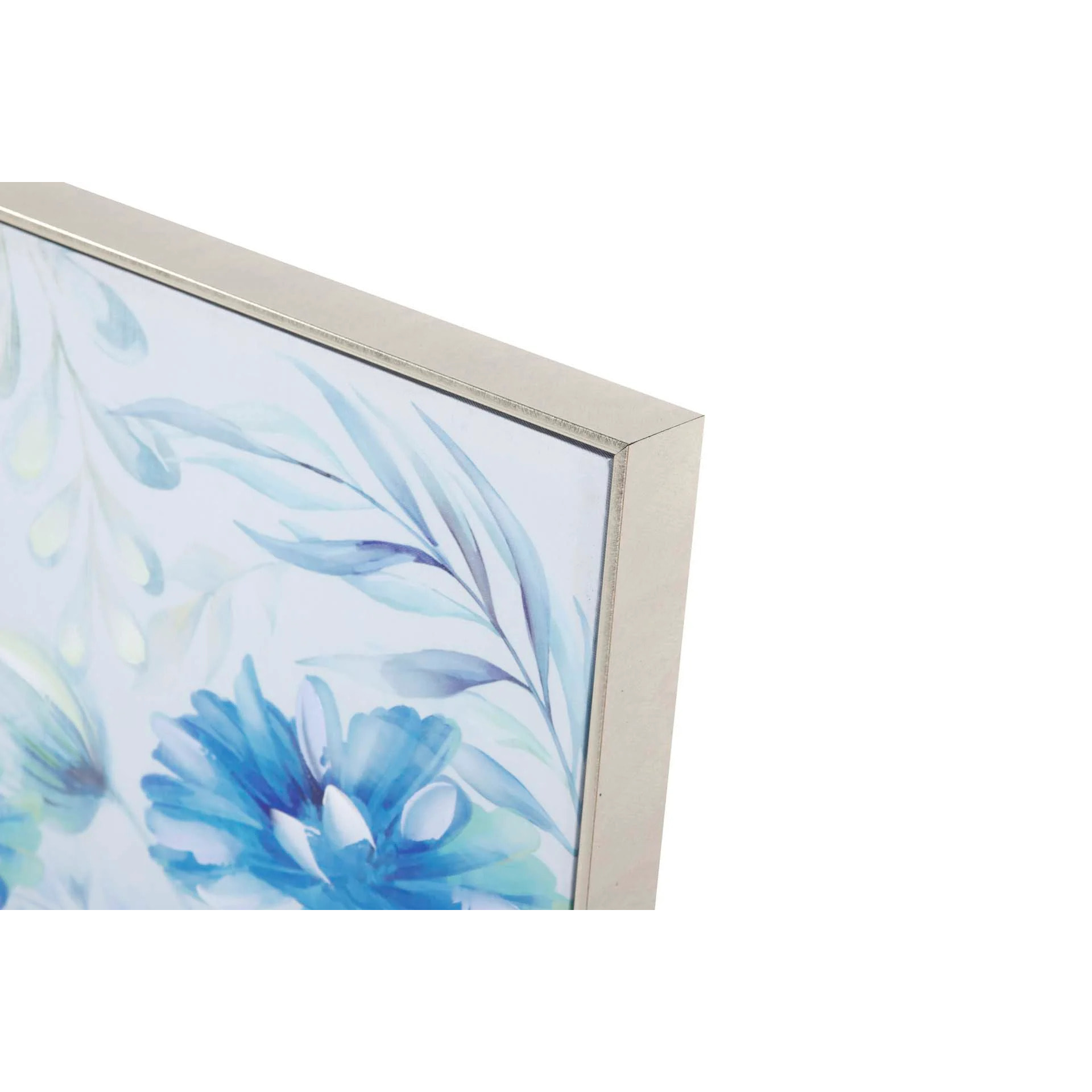 Set 2 Cuadros Flores Con Marco 40% Pintado A Mano 152x5x62 Cm