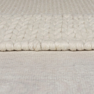 Tapis en mélange de laine RUE PLAIT