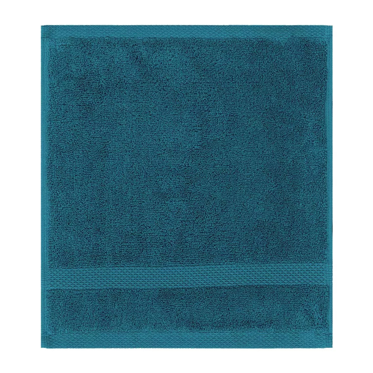 Carre pur coton 550 g/m² uni bleu Elea canard