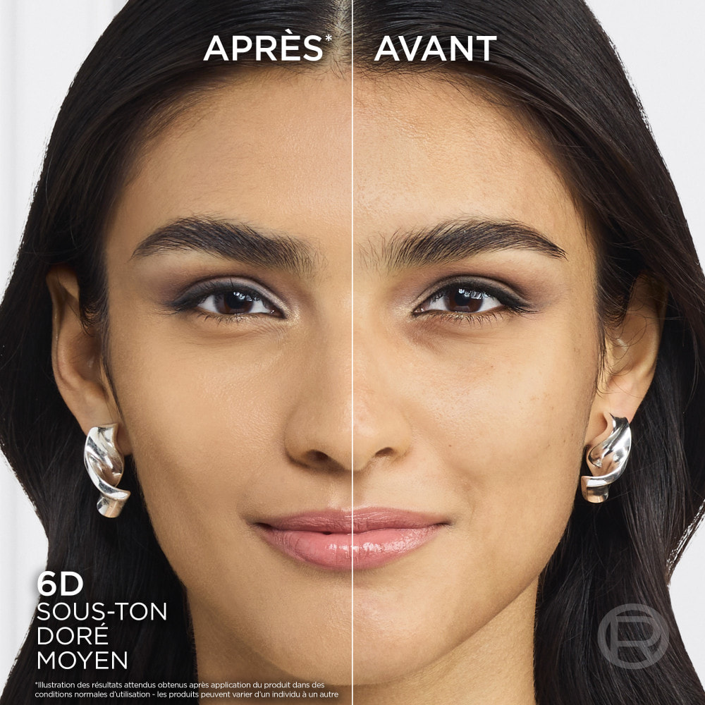 L'Oréal Paris Accord Parfait Fond de Teint Fluide 6D Miel Doré 30ml