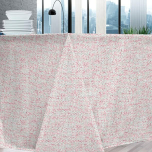 Nappe coton enduit PERLE rose