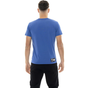 T-shirt uomo a manica corta in cotone, stampa flock Leone 1947 New Era