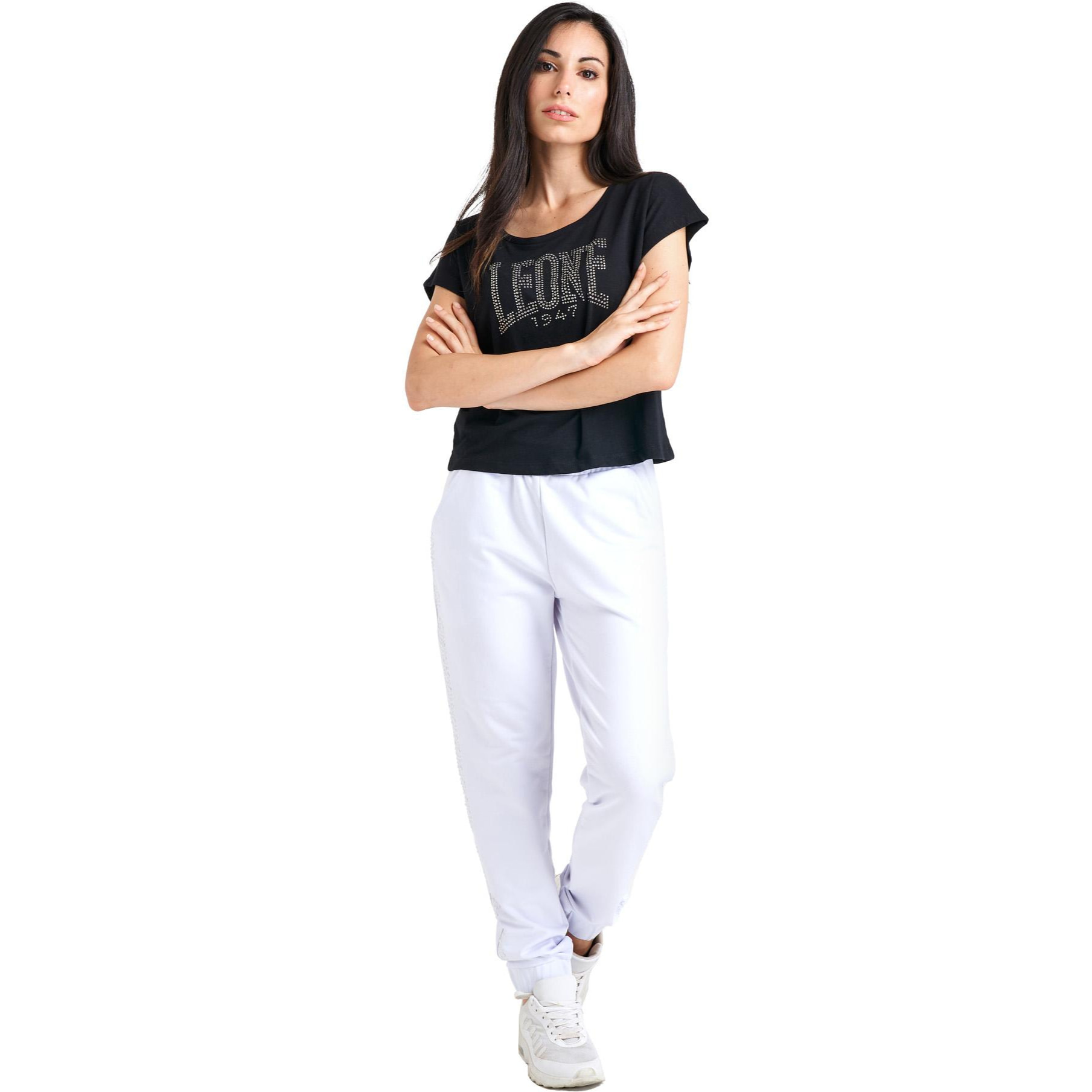 T-shirt corta a maniche corte da donna Luxury