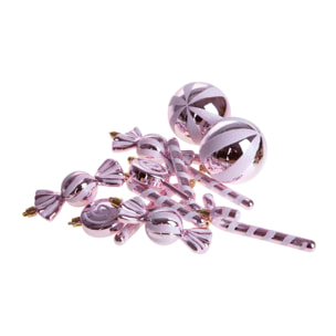 Sfere Natalizie - Pezzi 3 - 9xH12x11cm - Bianchi Dino SpA