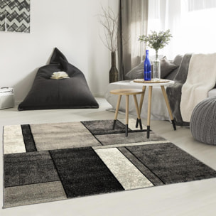 Tapis salon et chambre tissé motif géométrique TUHO
