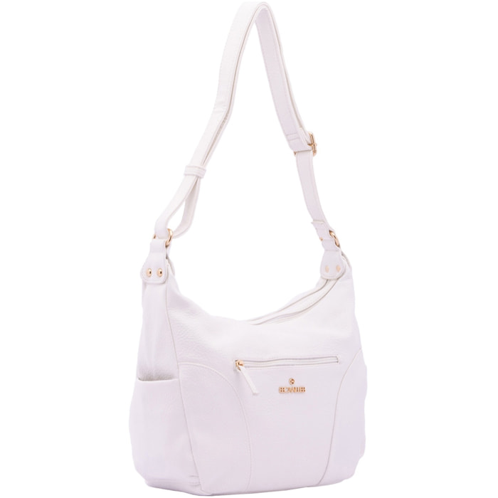 Borsa a spalla da donna - Modello False - Ecopelle - 30.0 x 21.0 x 11.0 cm