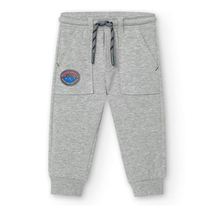 Pantalón felpa bebé niño