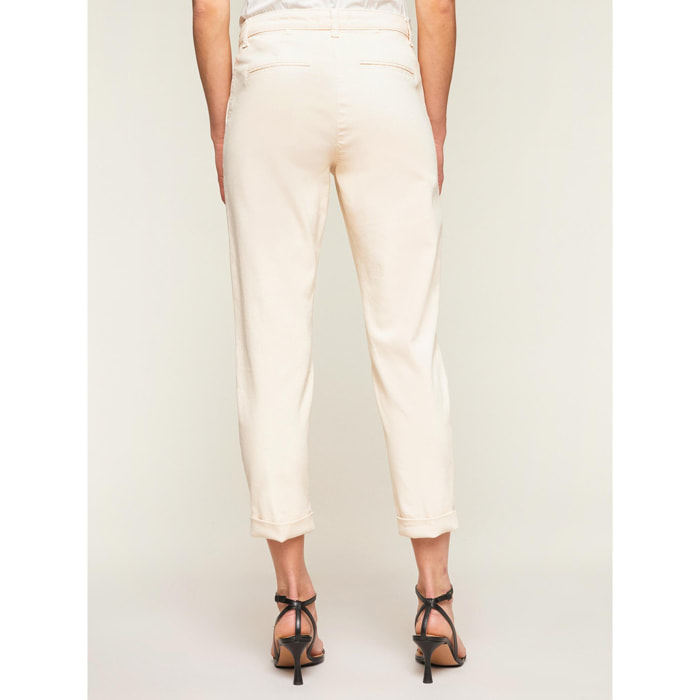 Motivi - Pantalones mom fit - Blanco