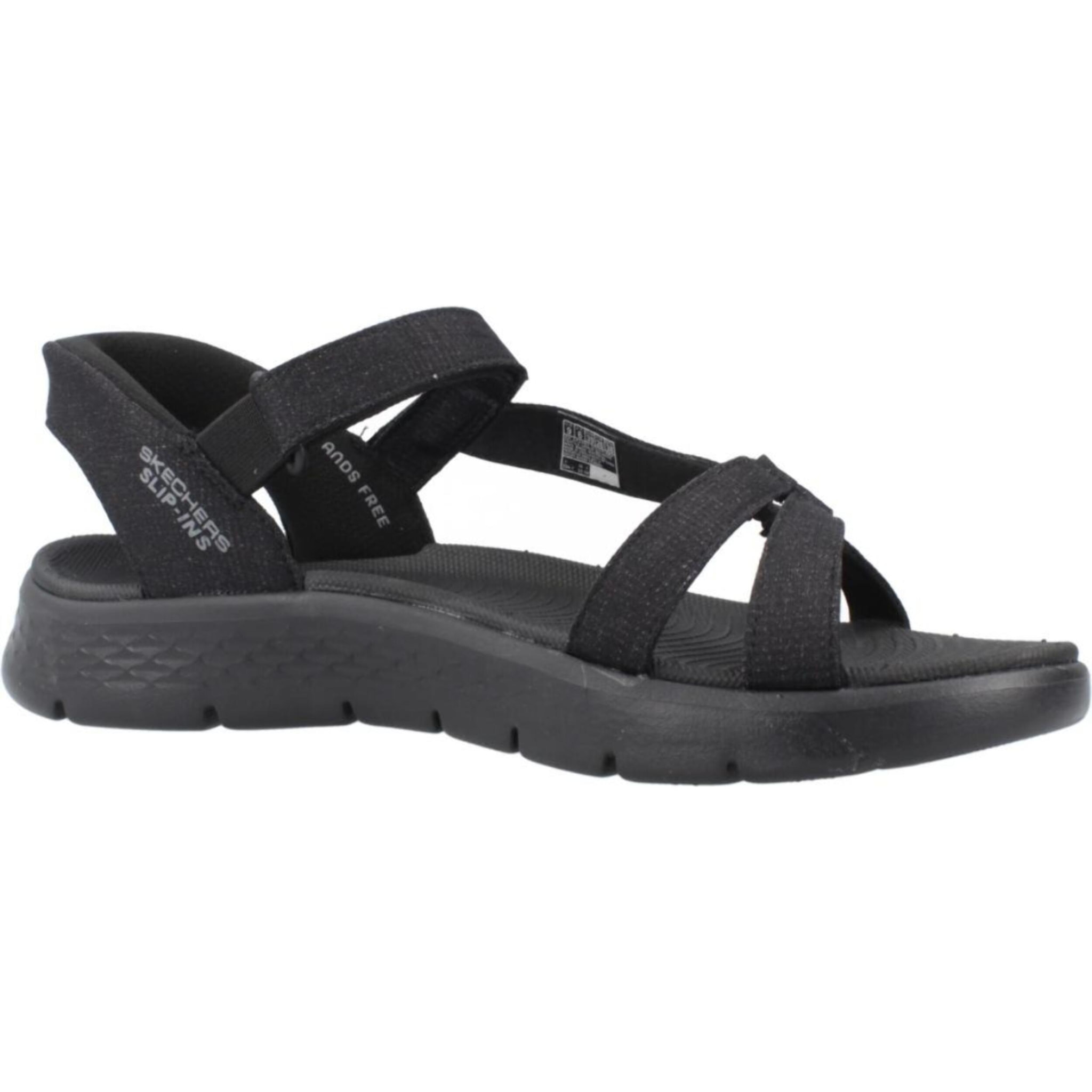 Sandalias Mujer Slip-ins  Go Walk Flex Negro