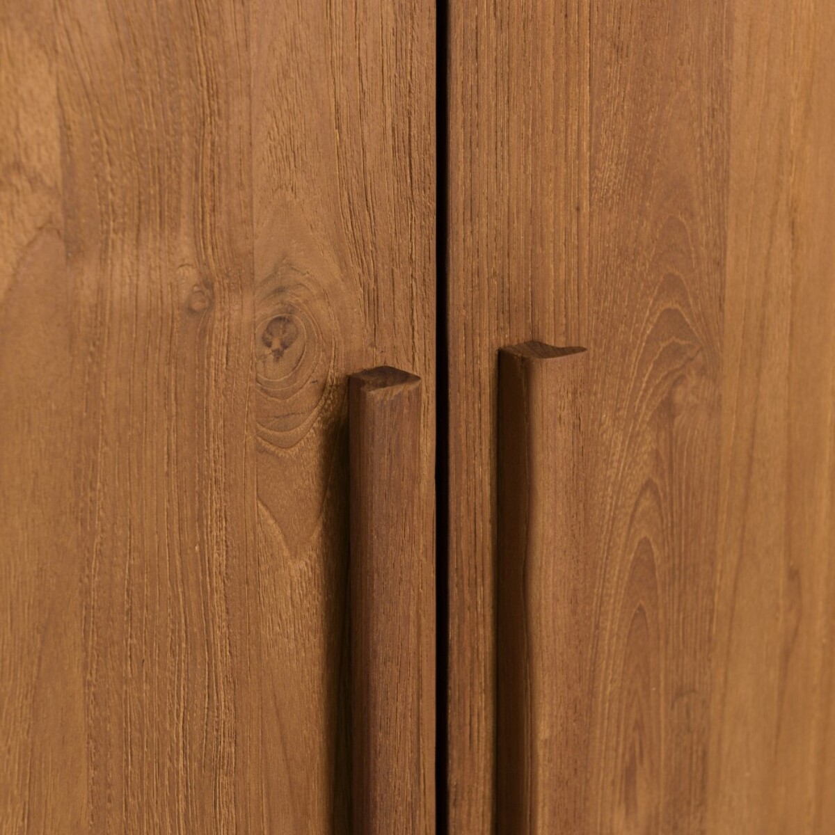 SIXTINE - Armoire 2 portes 80x195cm en bois de teck recyclé