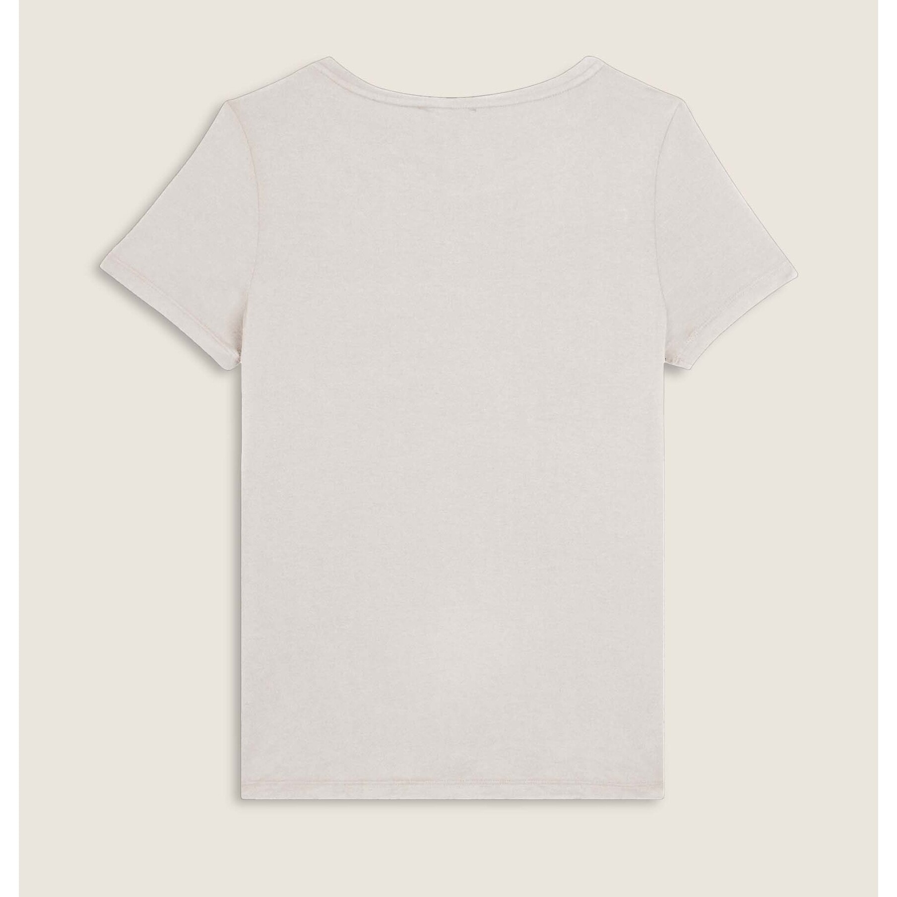 T-shirt donna con grafica in strass e logo sul fondo