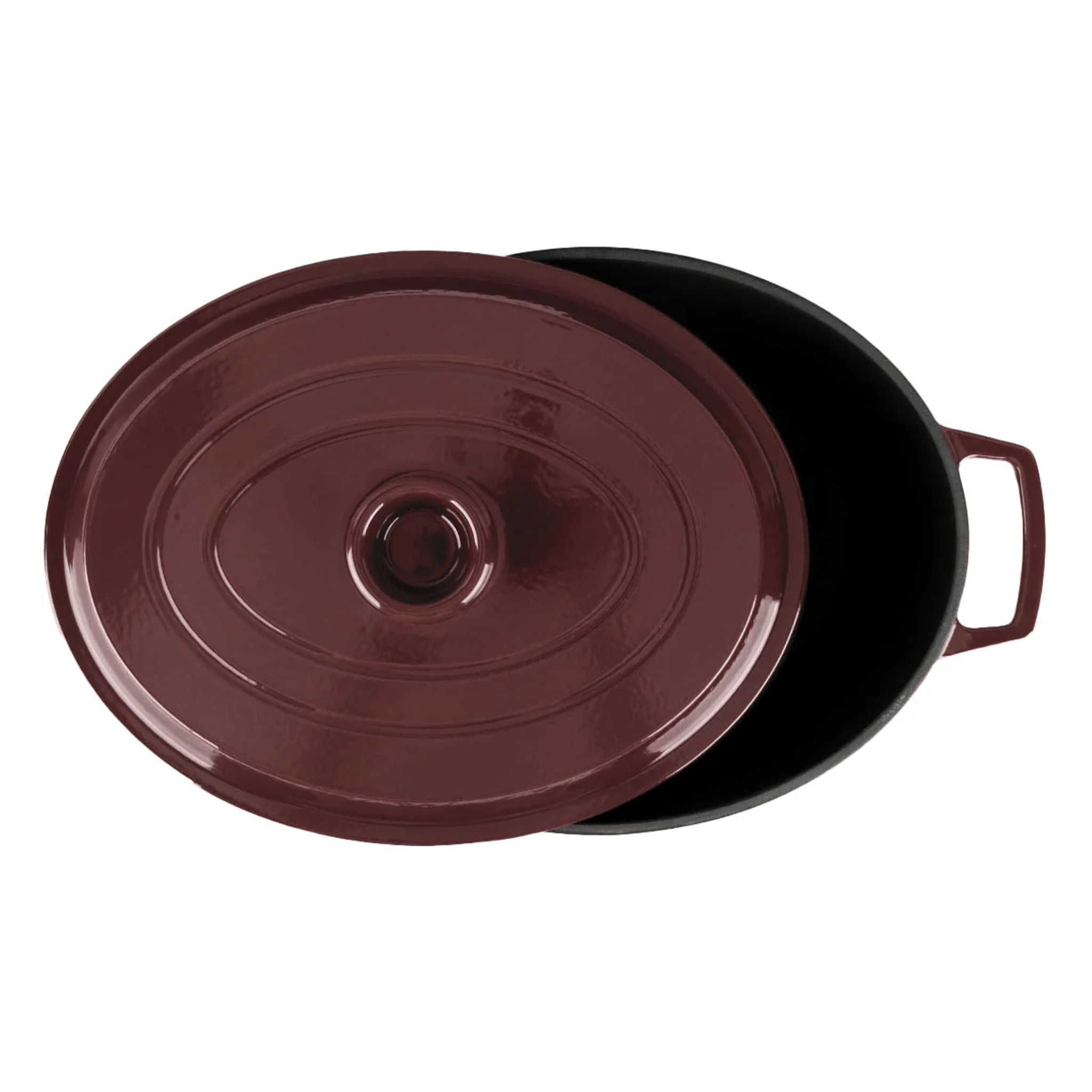Cocotte ovale 33 cm en fonte émaillée