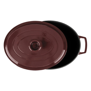 Cocotte ovale 33 cm en fonte émaillée
