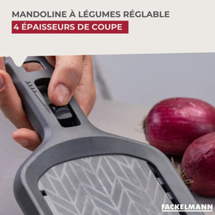 Mandoline réglable 4 hauteurs Fackelmann