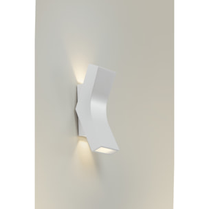 LEDS C4 Aplique bend led 9w 3000k blanco porcelana 239lm