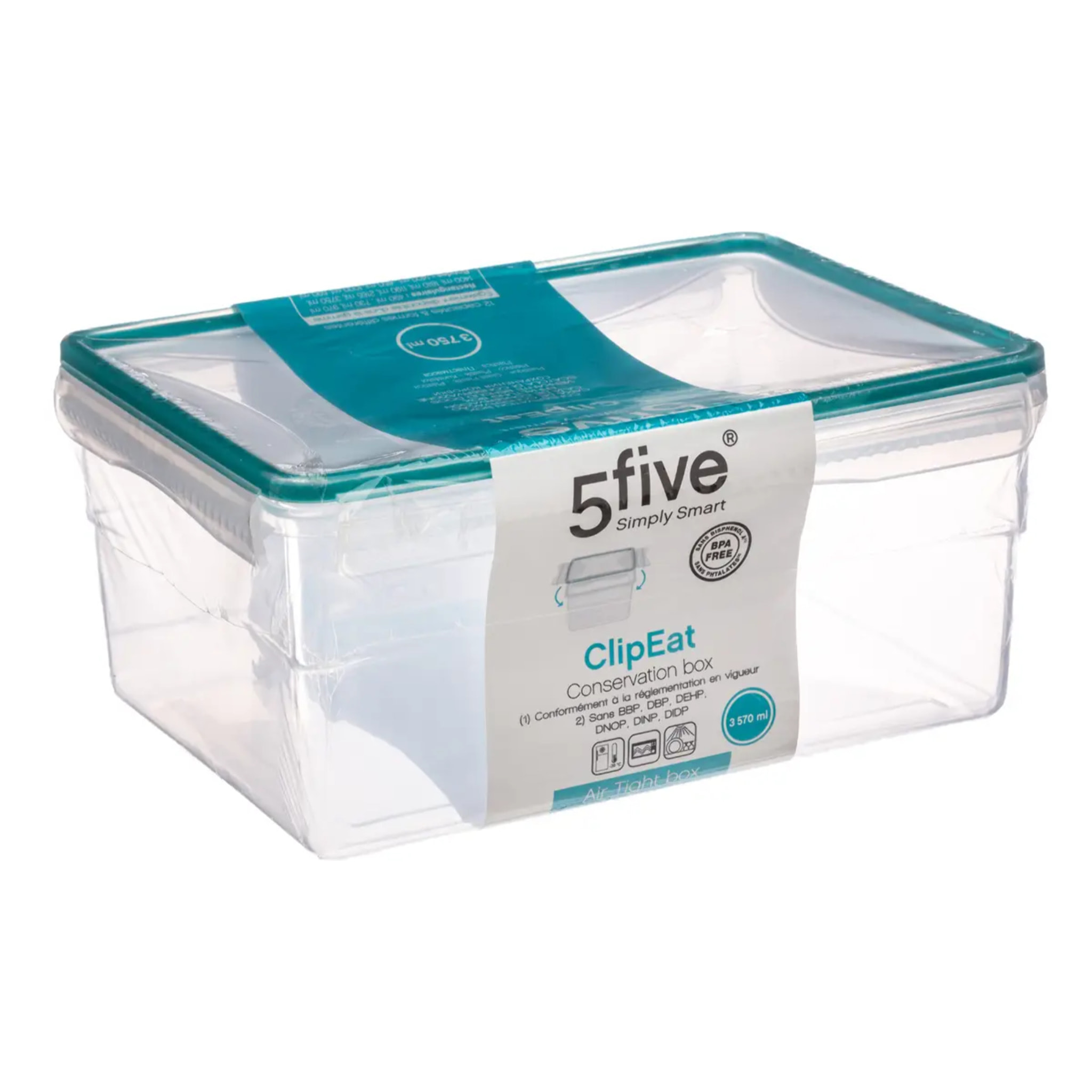 Boîte de conservation plastique 375L ClipEat