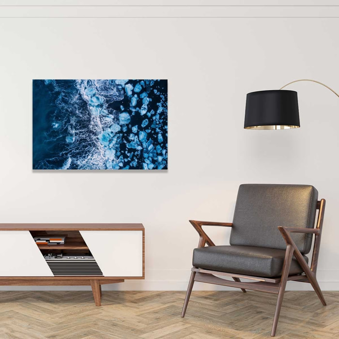 Tableau iceland diamond beach Toile imprimée