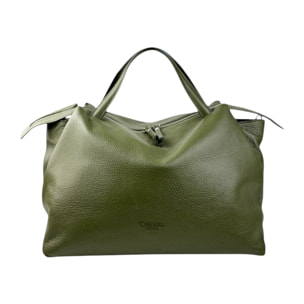 Borsa a mano Cheval Firenze Algedi Verde Militare