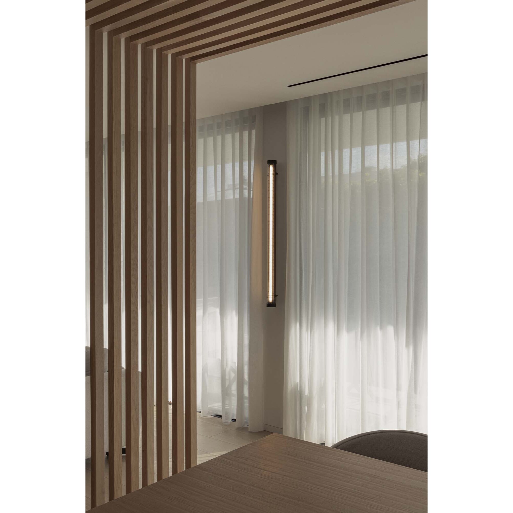 SCUBA LOUVER 1200 Aplique negro 36W