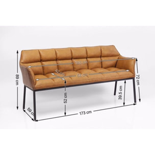 Banquette Thinktank marron Kare Design