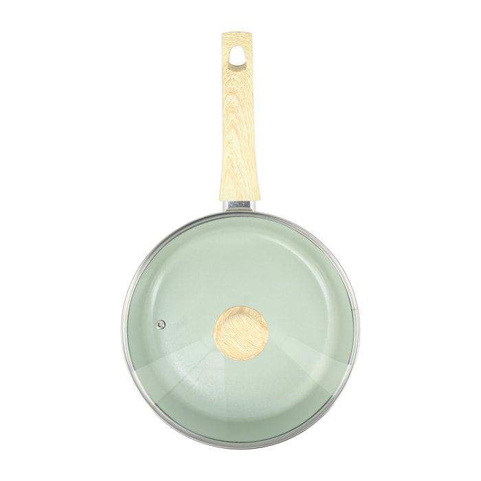 Sauteuse en revêtement céramique 24cm céladon - tous feux COLORAMA