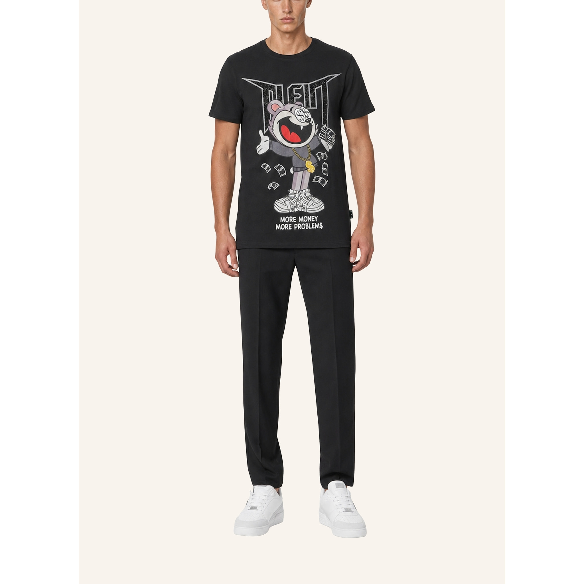 PHILIPP PLEIN T-shirt girocollo a maniche corte MONEY