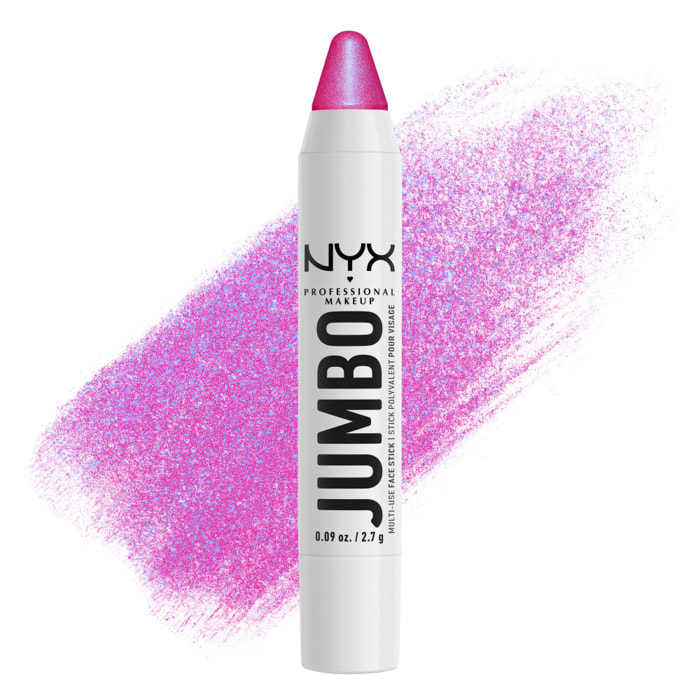 NYX Professional Makeup Crayon Highlighter Multi-Usage Rétractable Jumbo Multi-Use Face Stick Blueberry Muffin