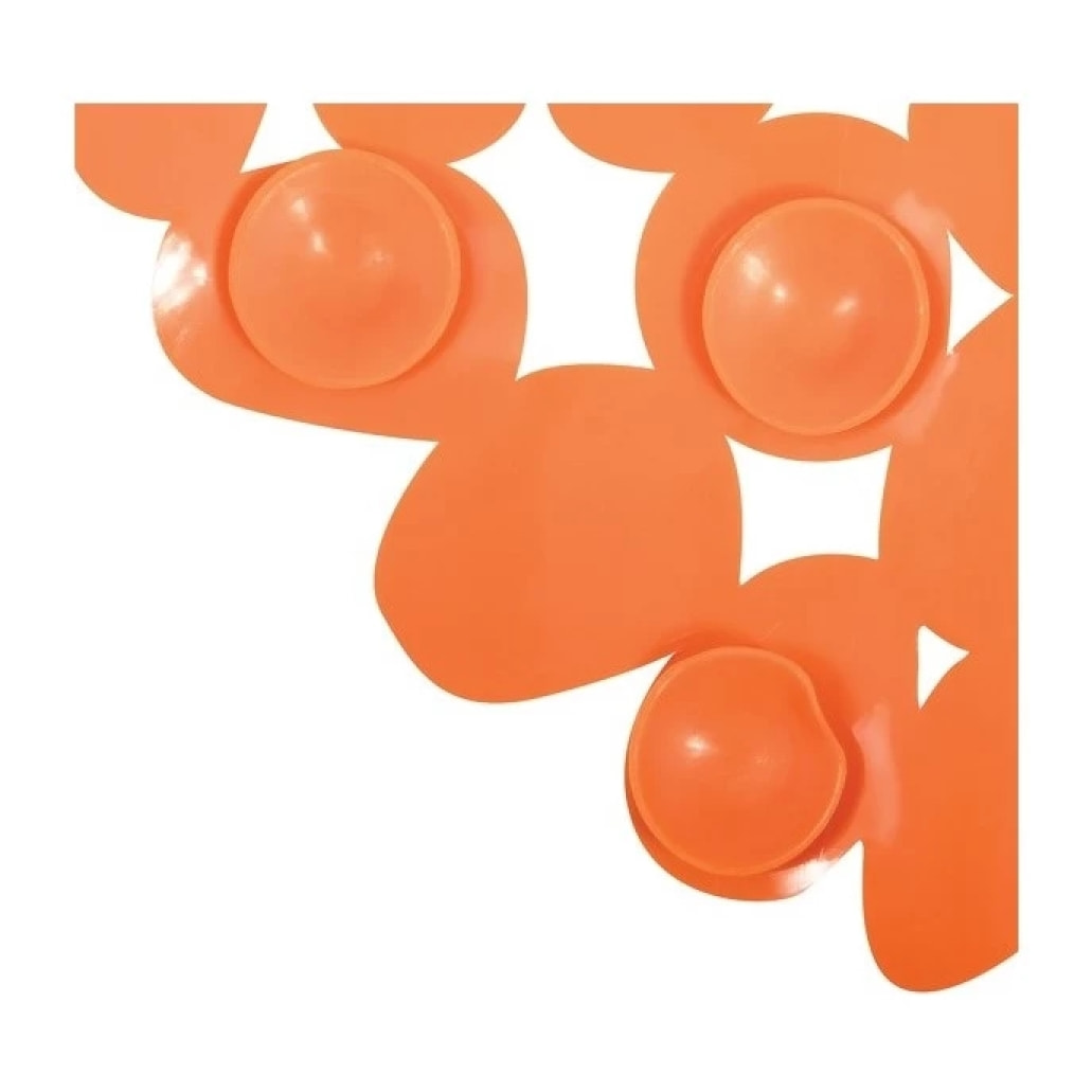 Tapis Fond de baignoire PVC GALETS Orange MSV