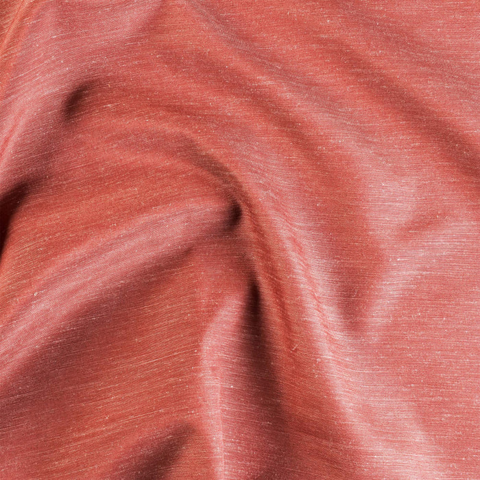 Tissu voile en poly-lin - Brique