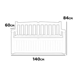Keter Eden - Panchina Contenitore In Resina