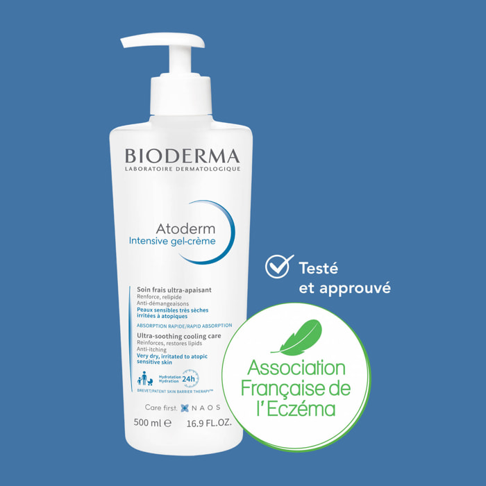 Atoderm Intensive Gel-Crème - Soin Frais Ultra-Apaisant Peaux sensibles