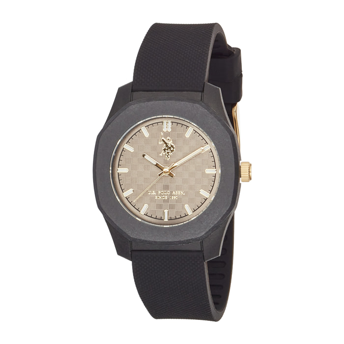 Orologio U.S. Polo Assn. in resina nera