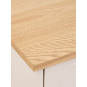 Chiffonnier Mohea ivoire 5 tiroirs