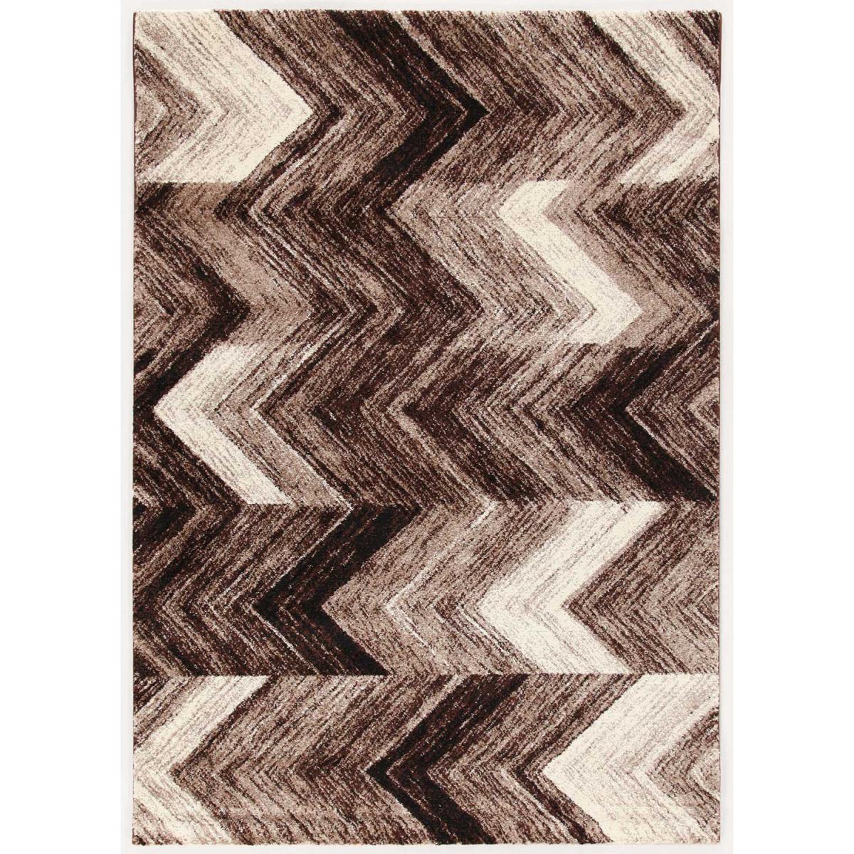 Tapis salon et chambre tissé motif géométrique FICU