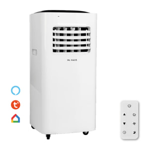 Aire acondicionado portátil frio 7000BTU, Clase A, 2000W, 4 en 1