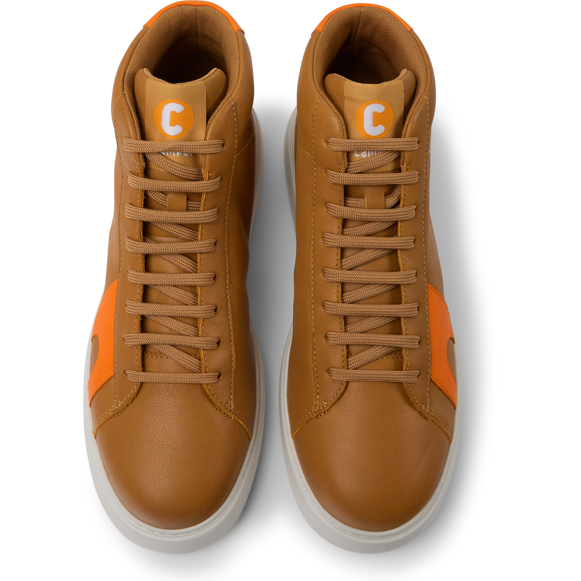 Sneakers - CAMPER Runner K21 - Marrone - Pelle liscia