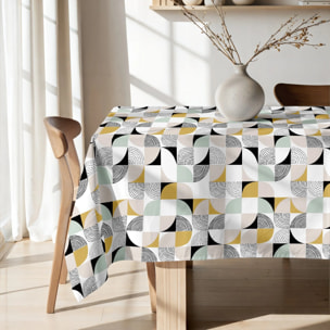 Nappe enduite P20 - 100% coton - traitement antitaches - Multicolore