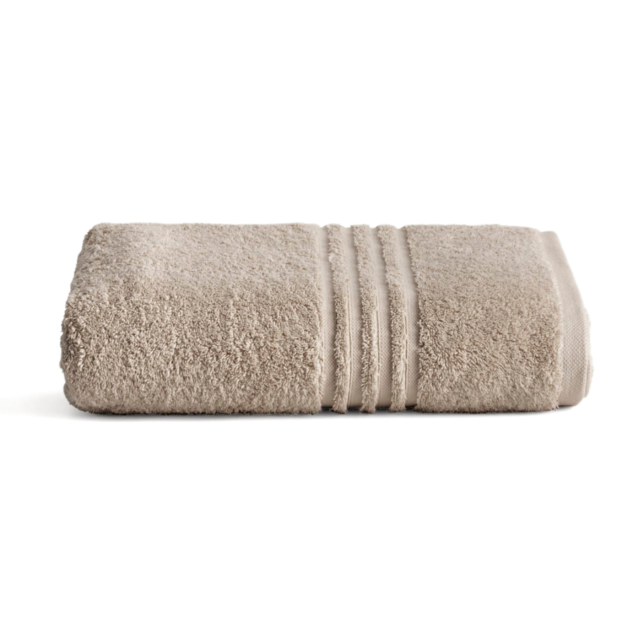 Serviette Éponge 100% Coton Peigné - 700 g/m2 TAUPE