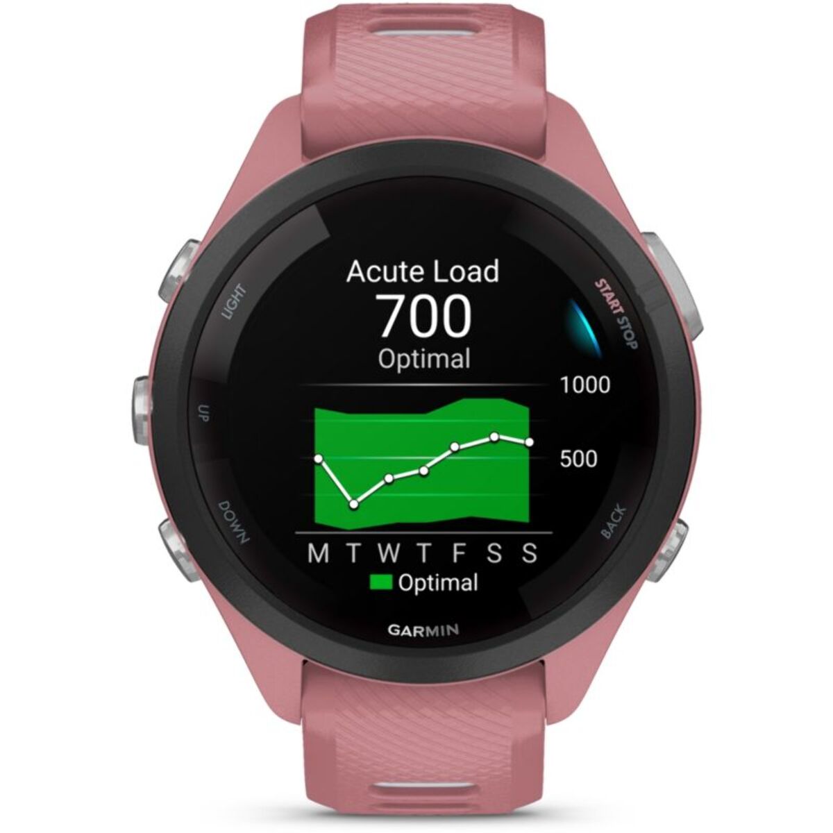 Montre connectée GARMIN Forerunner 265S Music Rose / GRIS AMOLED GPS LIVE TRACK