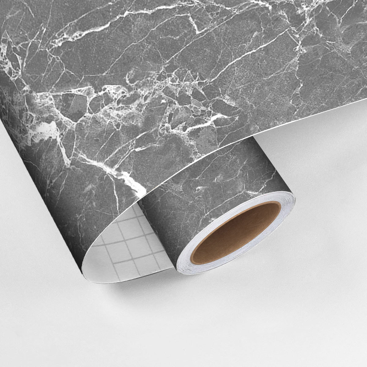 Revêtement sticker sol - MARBRE DE TRIESTE - Rouleau adhésif Protection Anti-dérapant