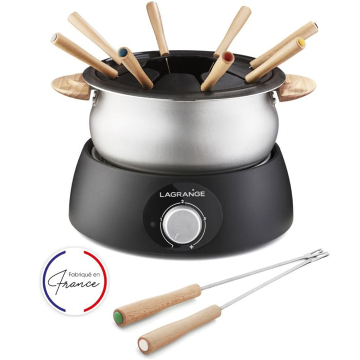 Fondue LAGRANGE Fondue Classic bois clair 8 pers 349015