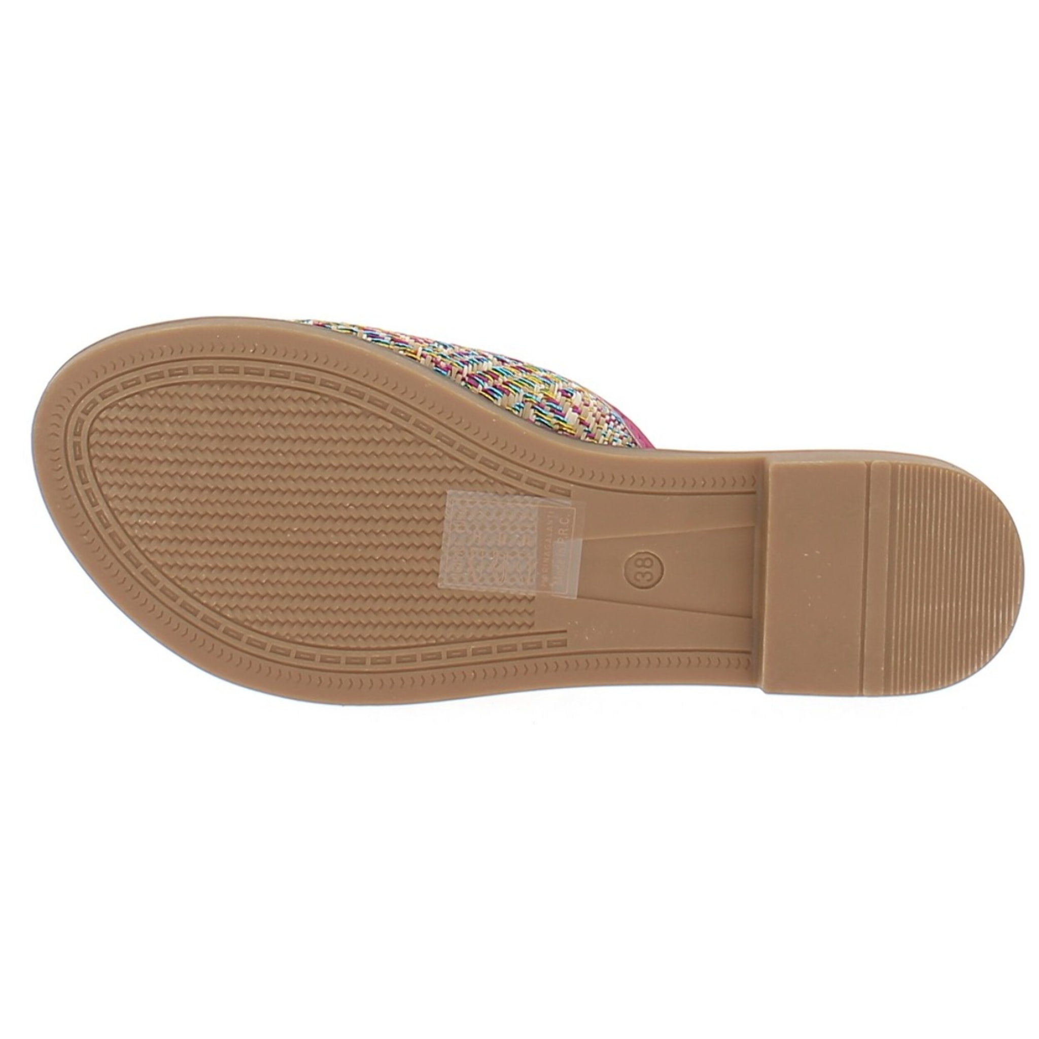 Marina Galanti Scarpe Donna Flat Slippers with Gold Horsebit MG 1E162 Fuxia